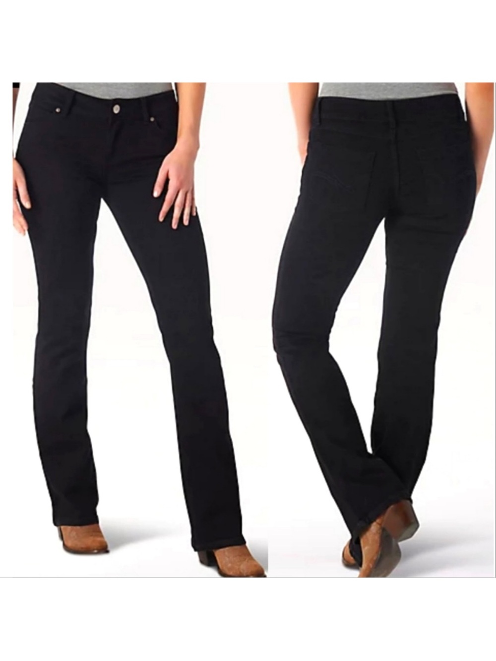 Black Bootcut Wrangler Jeans size 9 30x32
